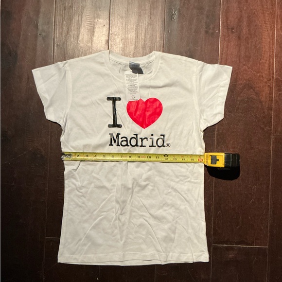 I Love Madrid White T-Shirt - Picture 1 of 2